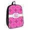 Colorful Trellis Backpack - angled view