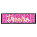 Colorful Trellis Bar Mat - Large (Personalized)
