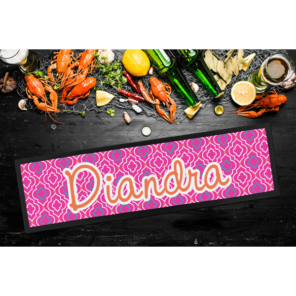 Colorful Trellis Bar Mat - Large - LIFESTYLE