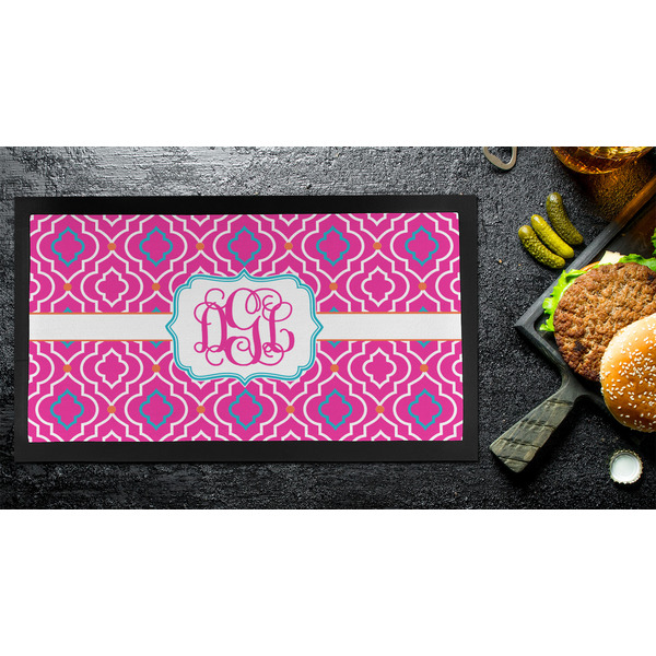Colorful Trellis Bar Mat - Small - LIFESTYLE