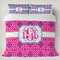 Colorful Trellis Duvet Cover Set - King (Personalized)