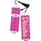 Colorful Trellis Bookmark with tassel - Front and Back