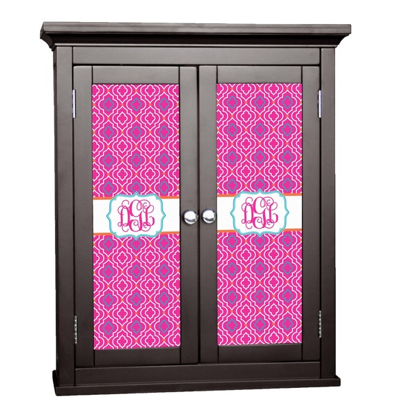 Custom Colorful Trellis Cabinet Decal - Large (Personalized)