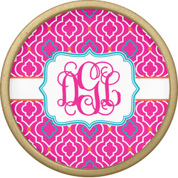 Colorful Trellis Cabinet Knob - Gold (Personalized)