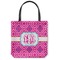 Colorful Trellis Canvas Tote Bag (Personalized)
