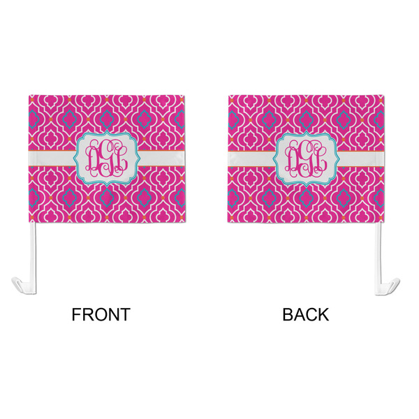 Colorful Trellis Car Flag - Large - APPROVAL