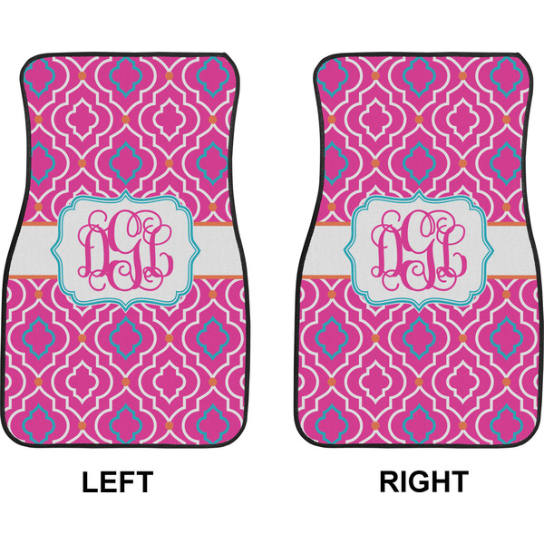 Colorful Trellis Car Mat Front - Approval