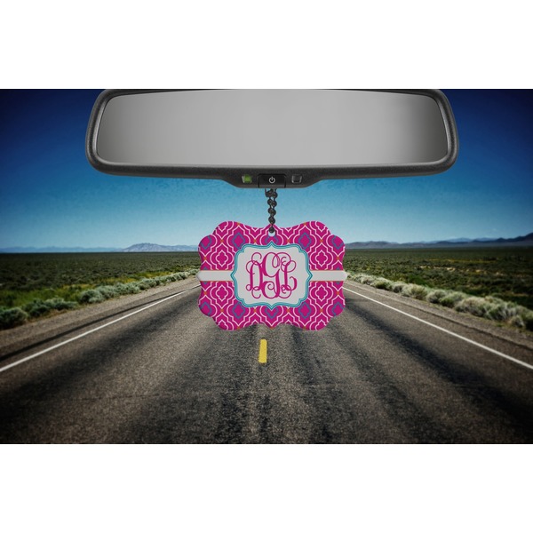 Colorful Trellis Car Ornament (Road)