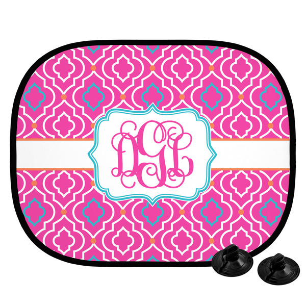 Custom Colorful Trellis Car Side Window Sun Shade (Personalized)