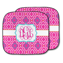 Colorful Trellis Car Sun Shade - Two Piece (Personalized)
