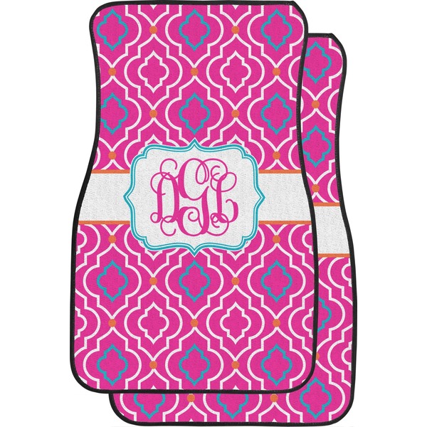 Custom Colorful Trellis Car Floor Mats (Personalized)