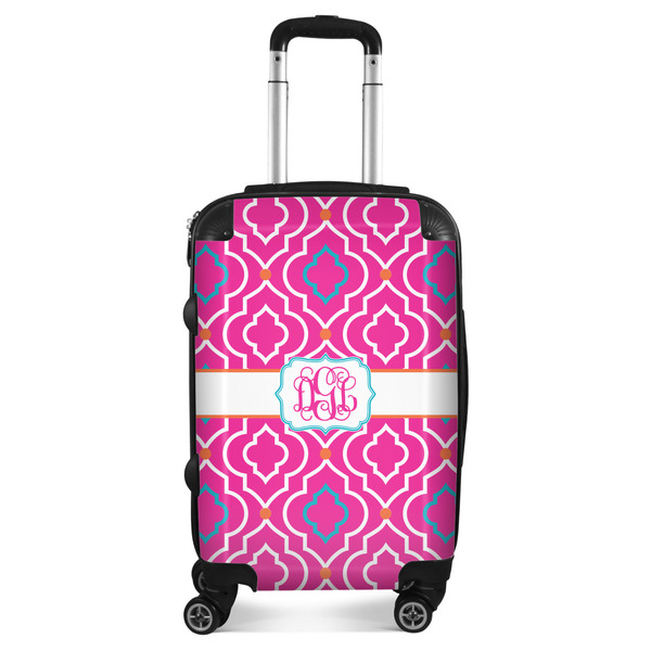 Custom Colorful Trellis Suitcase - 20" Carry On (Personalized)