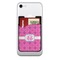 Colorful Trellis Cell Phone Credit Card Holder w/ Phone
