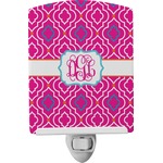 Colorful Trellis Ceramic Night Light (Personalized)