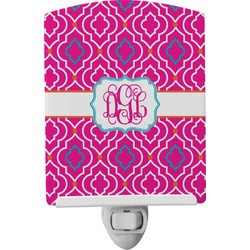 Colorful Trellis Ceramic Night Light (Personalized)