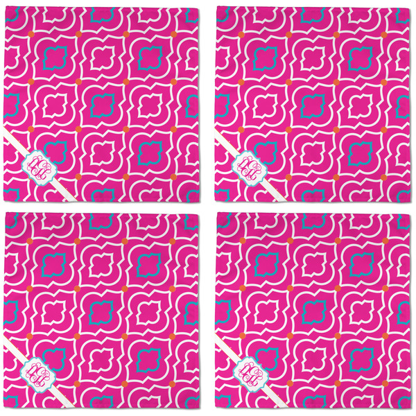 Colorful Trellis Cloth Napkins - Personalized Dinner (APPROVAL) Set of 4