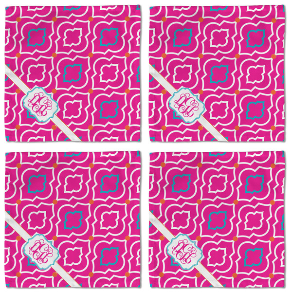 Colorful Trellis Cloth Napkins - Personalized Lunch (APPROVAL) Set of 4