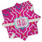 Colorful Trellis Cloth Napkins - Personalized Lunch (PARENT MAIN Set of 4)