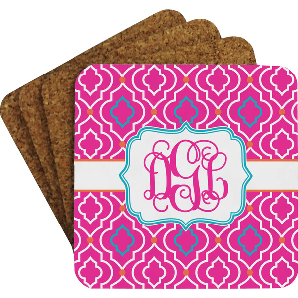 Colorful Trellis Coaster Set (Personalized)