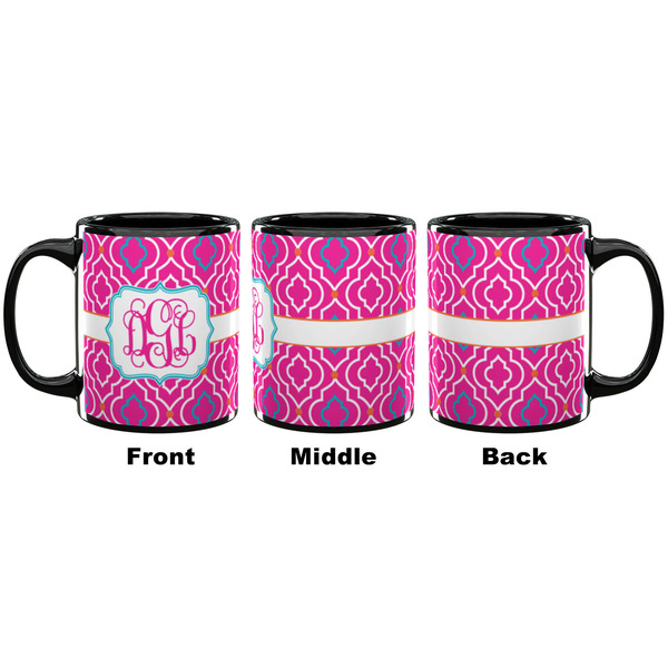 Colorful Trellis Coffee Mug - 11 oz - Black APPROVAL