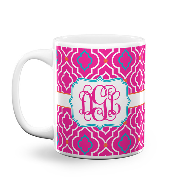 Custom Colorful Trellis Coffee Mug (Personalized)