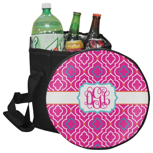 Custom Colorful Trellis Collapsible Cooler & Seat (Personalized)