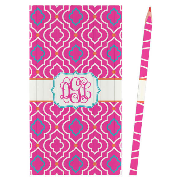 Colorful Trellis Colored Pencils - Front View