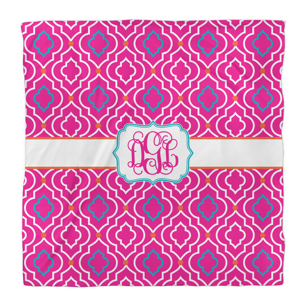 Colorful Trellis Comforter - Queen - Front