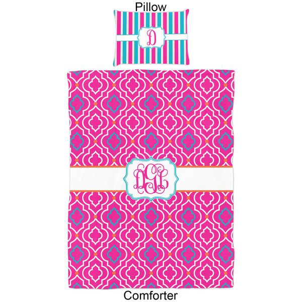 Colorful Trellis Comforter Set - Twin - Approval