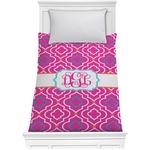 Colorful Trellis Comforter - Twin (Personalized)
