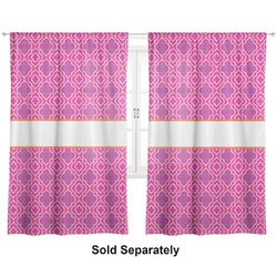 Colorful Trellis Curtain Panel - Custom Size