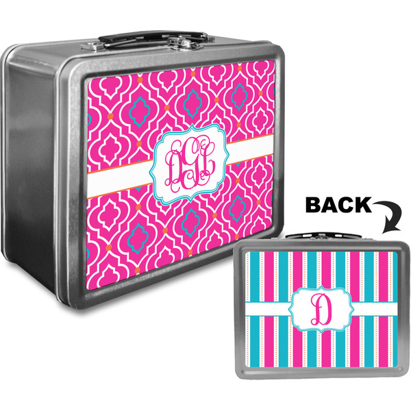 Colorful Trellis Custom Lunch Box / Tin Approval