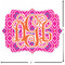 Colorful Trellis Custom Shape Iron On Patches - L - APPROVAL