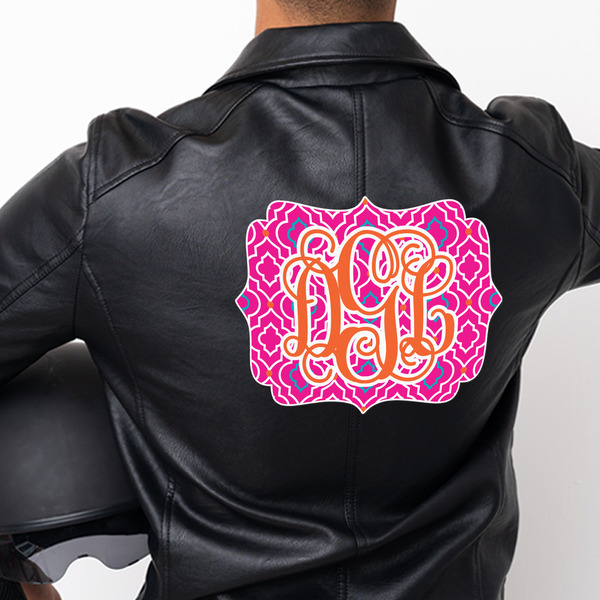 Colorful Trellis Custom Shape Iron On Patches - XXXL - APPROVAL