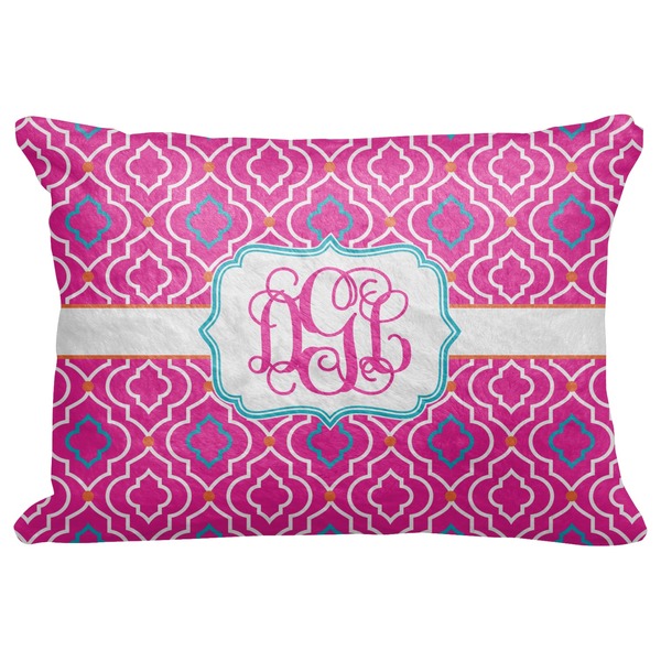 Custom Colorful Trellis Decorative Baby Pillowcase - 16"x12" (Personalized)