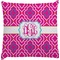 Colorful Trellis Decorative Pillow Case (Personalized)
