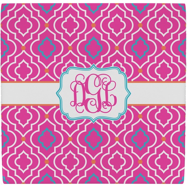 Custom Colorful Trellis Ceramic Tile Hot Pad (Personalized)