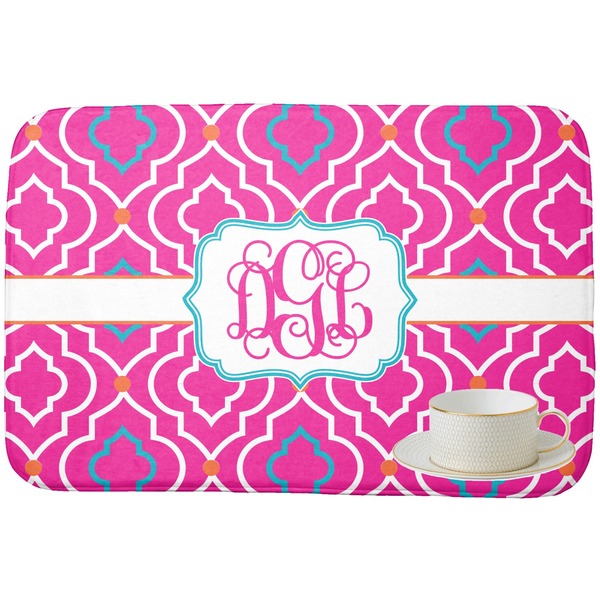 Colorful Trellis Dish Drying Mat