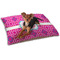 Colorful Trellis Dog Bed - Small w/ Monogram
