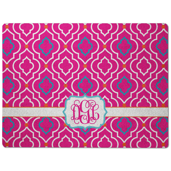 Colorful Trellis Dog Food Mat - Medium without bowls