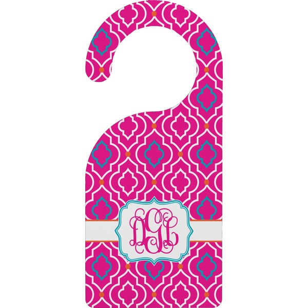 Custom Colorful Trellis Door Hanger (Personalized)