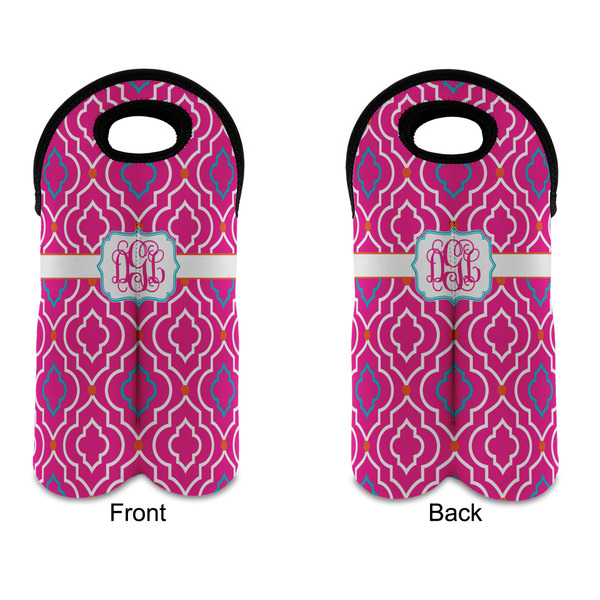 Colorful Trellis Double Wine Tote - APPROVAL (new)