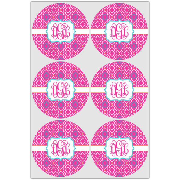 Colorful Trellis Drink Topper - Large - Set of 6