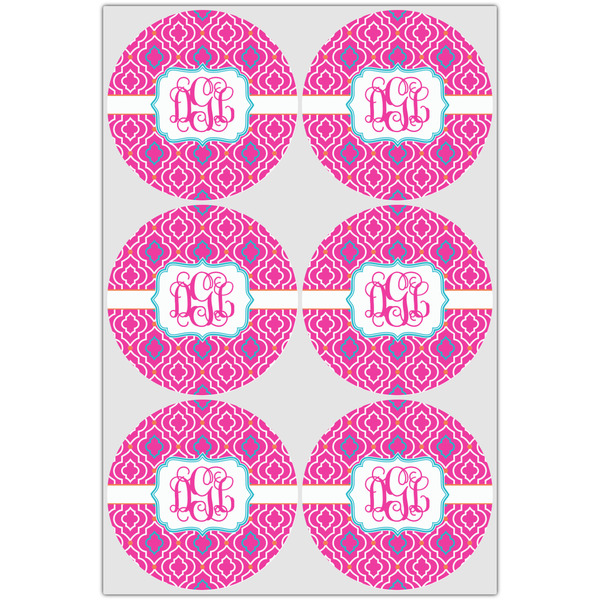 Colorful Trellis Drink Topper - XLarge - Set of 6