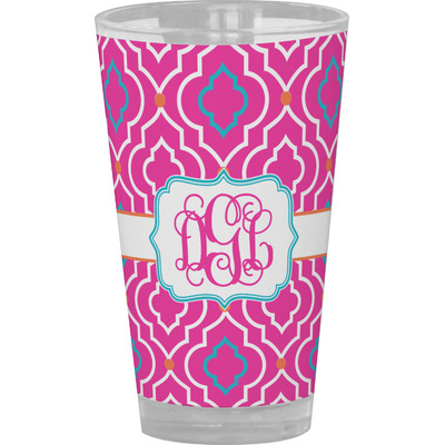 Colorful Trellis Pint Glass - Full Color (Personalized)