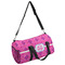 Colorful Trellis Duffle bag with side mesh pocket