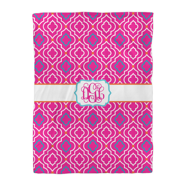 Colorful Trellis Duvet Cover - Twin XL - Front