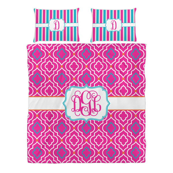 Colorful Trellis Duvet cover Set - Queen - Alt Approval