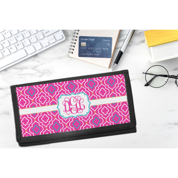 Colorful Trellis DyeTrans Checkbook Cover - LIFESTYLE