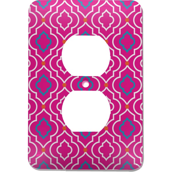 Custom Colorful Trellis Electric Outlet Plate